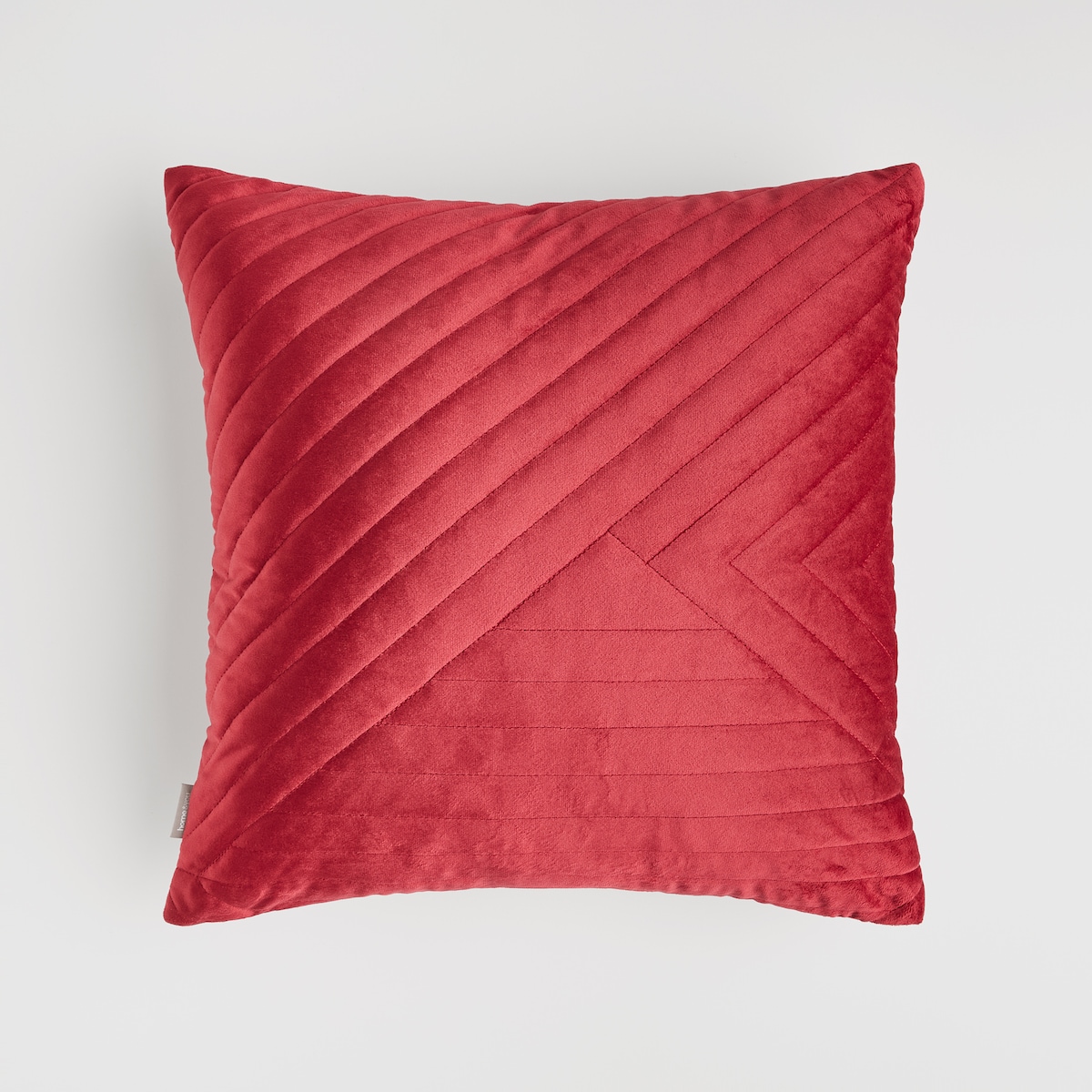 Poszewka Welwetowa Minister 45x45 cm z motywem geometrycznym