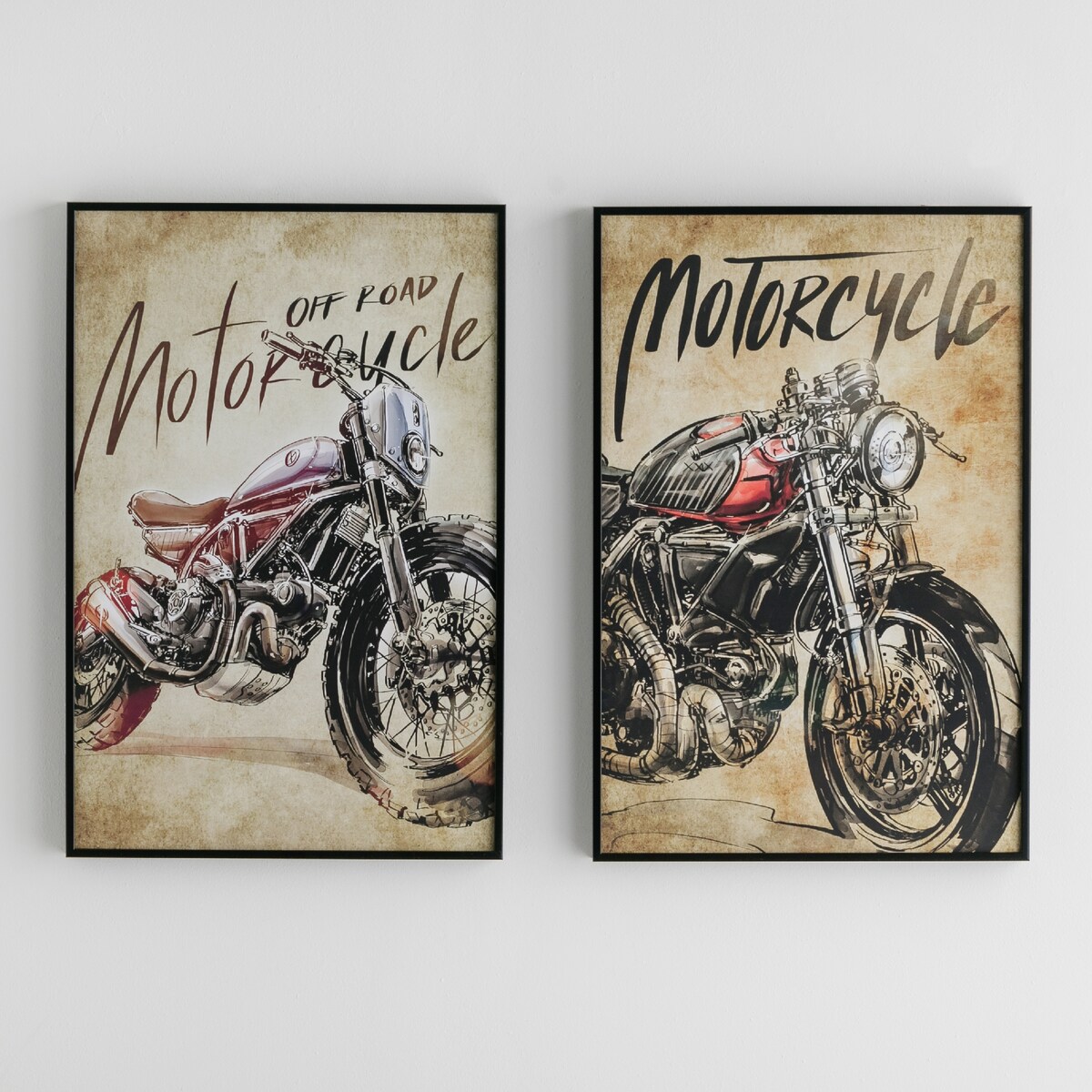 Plakat W Ramie Motoros
