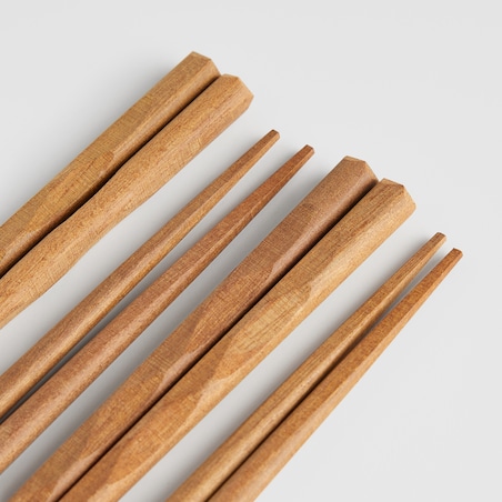 Zestaw 4 par pałeczek z drewna akacjowego Chopsticks