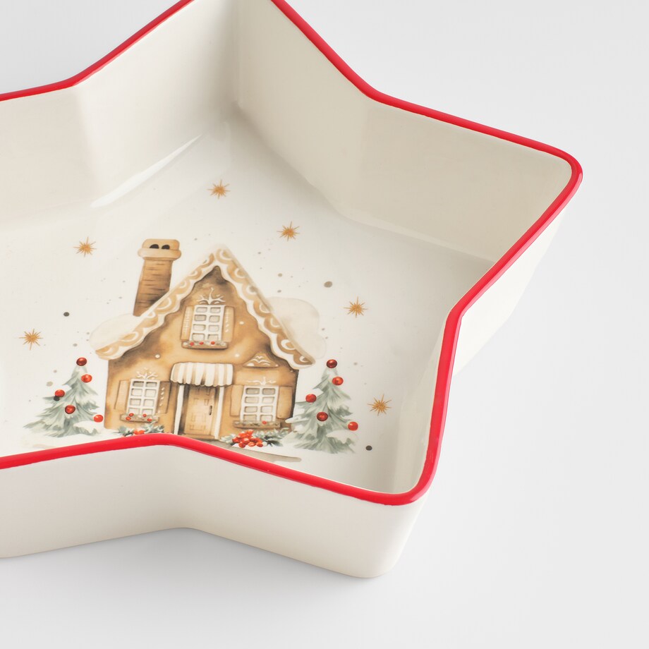 Misa Villagos z motywem domku