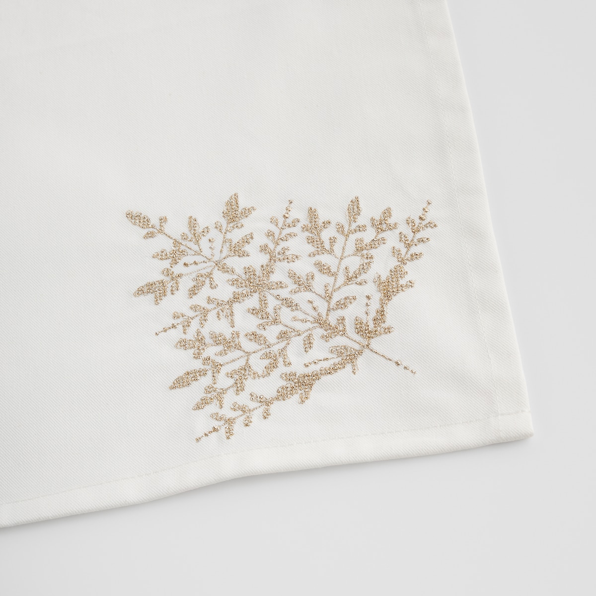 Komplet Serwetek Bawełnianych Servio 40x40 cm z motywem śnieżynki