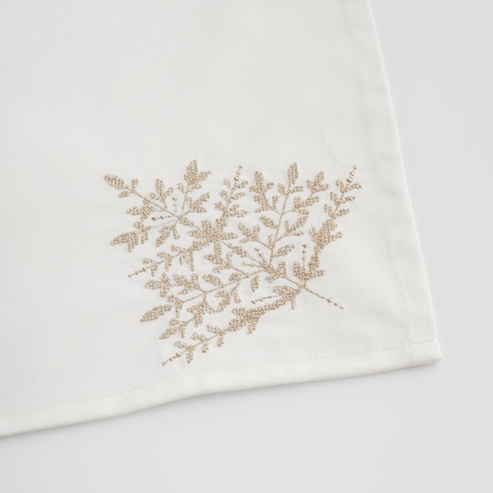 Komplet Serwetek Bawełnianych Servio 40x40 cm z motywem śnieżynki