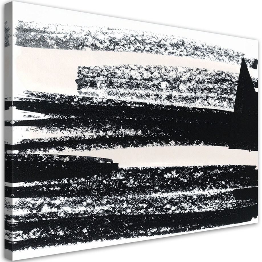 Obraz czarno biały do salonu jadalni biura, Nowoczesna Abstrakcja 90x60