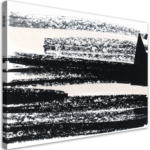 Obraz czarno biały do salonu jadalni biura, Nowoczesna Abstrakcja 90x60