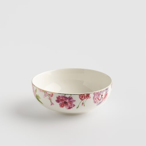 Miska Aurelis z motywem kwiatowym