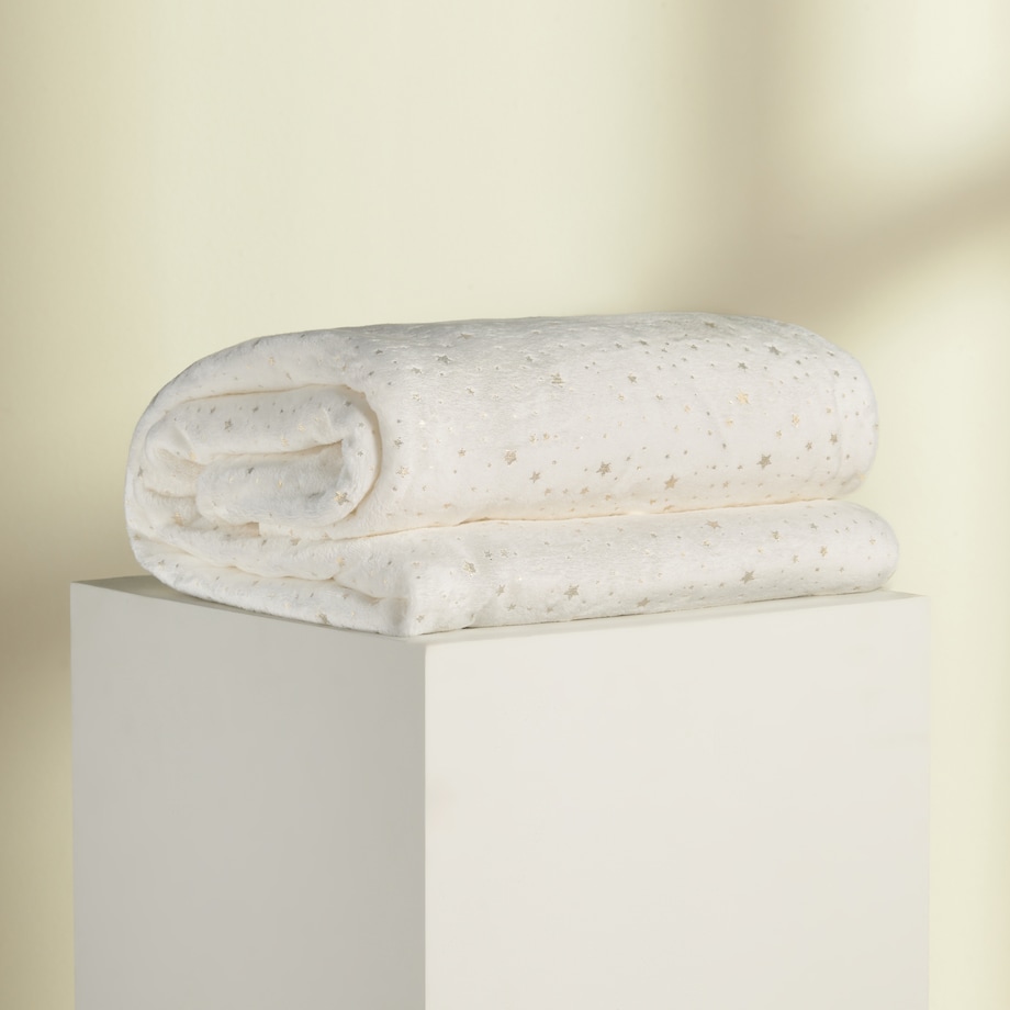 Drukowany koc Noliso 150x200 cm z motywem gwiazdy