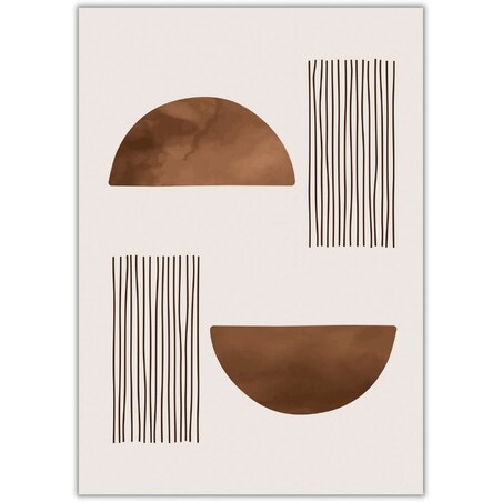 plakat abstract lines 2 30x40 cm