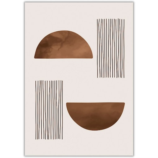 plakat abstract lines 2 30x40 cm