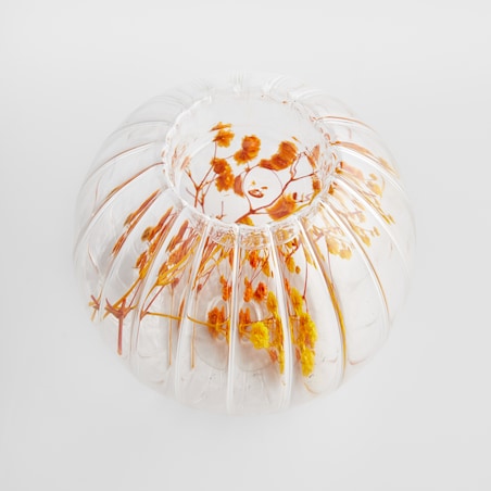 Świecznik Lumisa z motywem kwiatowym