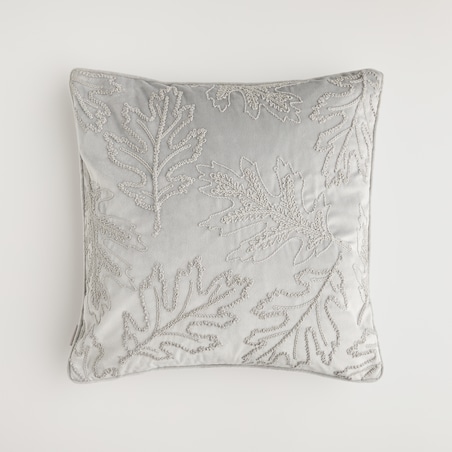 Poszewka Haftowana Maple 45x45 cm z motywem liściastym