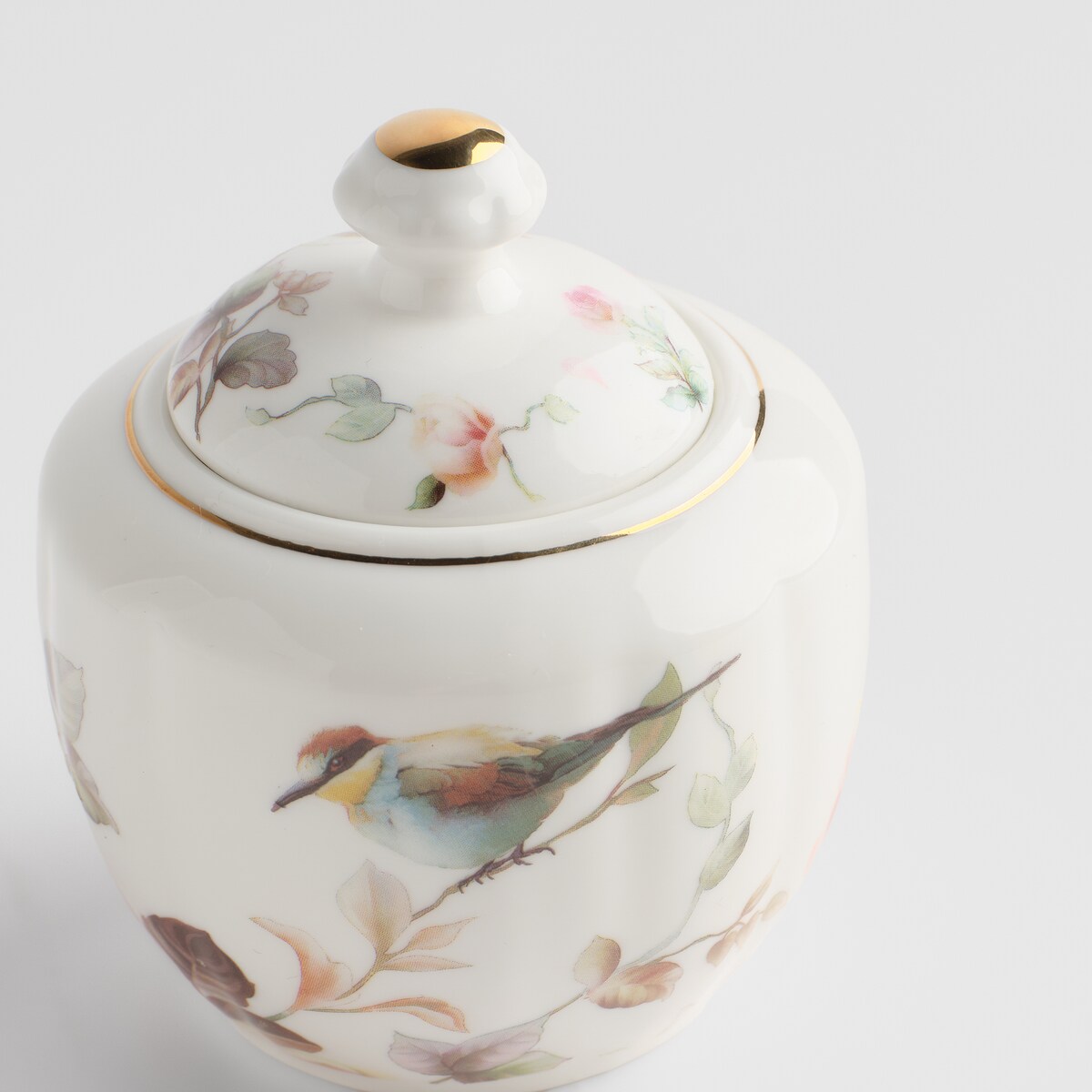 Cukiernica Botania z motywem roślinnym