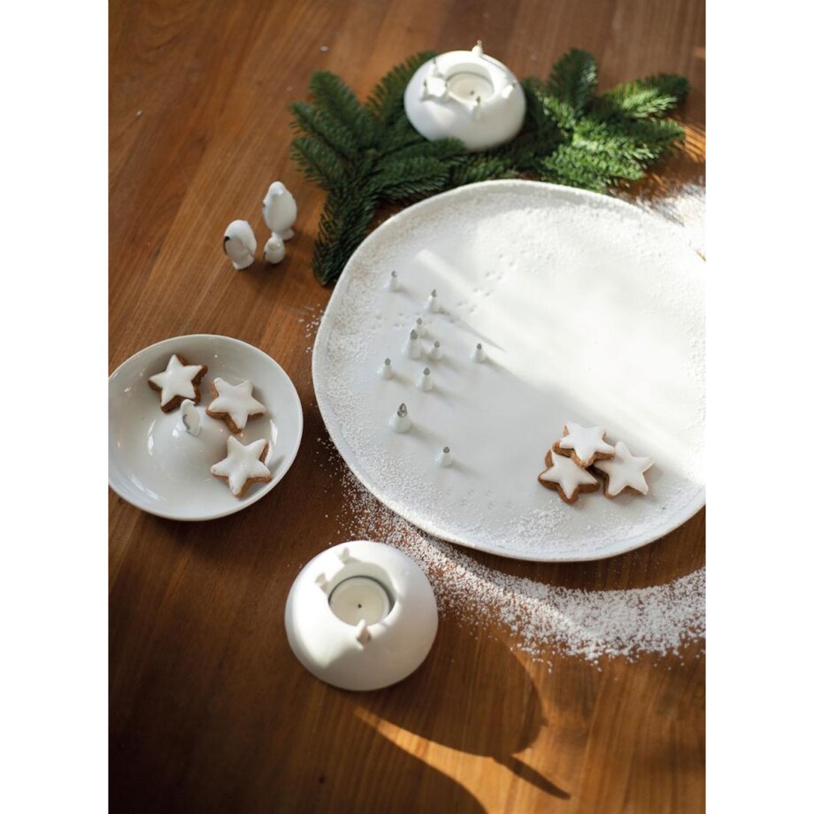 Porcelanowy talerz Fir Trees, 32 cm, Raeder