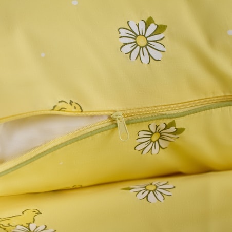 Pościel bawełniana z lamówką Diloso 160x200 cm z motywem kwiatowym