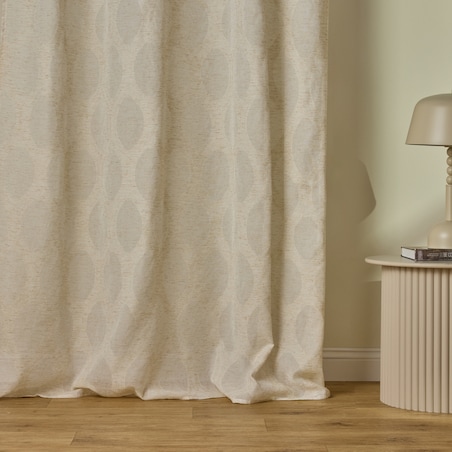 Firana z lnem Diako 140x250 cm