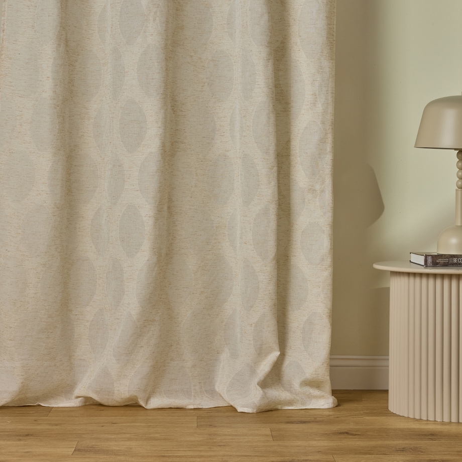 Firana z lnem Diako 140x250 cm