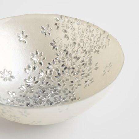 Miska Flosy z motywem kwiatowym