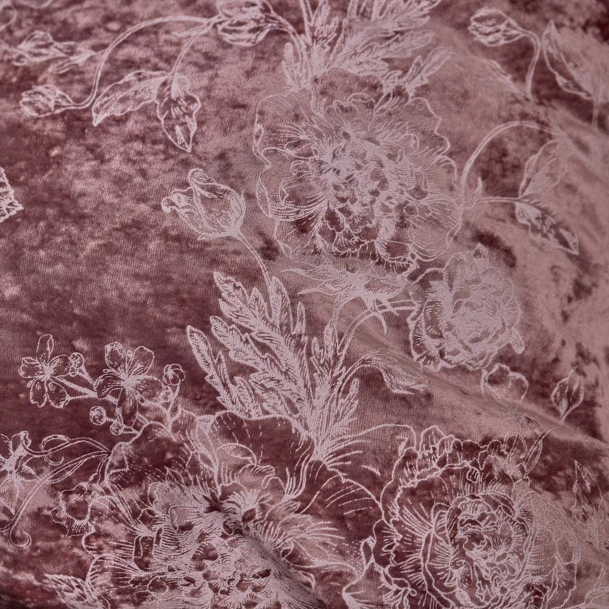 Komplet pościeli welwetowej Florcia 160x200 cm z 2 poszewkami 70x80