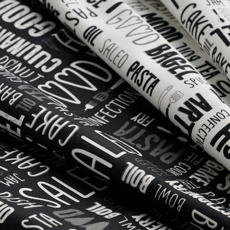 Komplet Ścierek Zifero 45x65 cm z motywem napisów