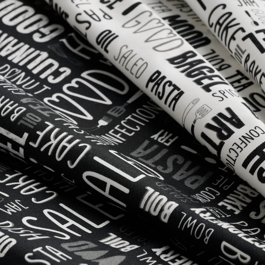 Komplet Ścierek Zifero 45x65 cm z motywem napisów