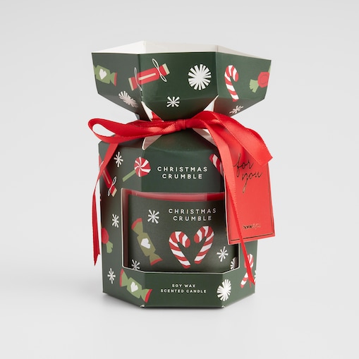 Świeca Zapachowa Festio gift z motywem mikołaja