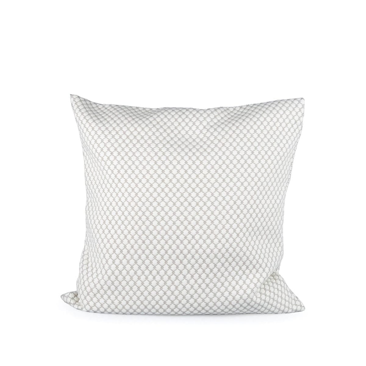 Poszewka dekoracyjna beżowa na poduszkę 40x40 siatka