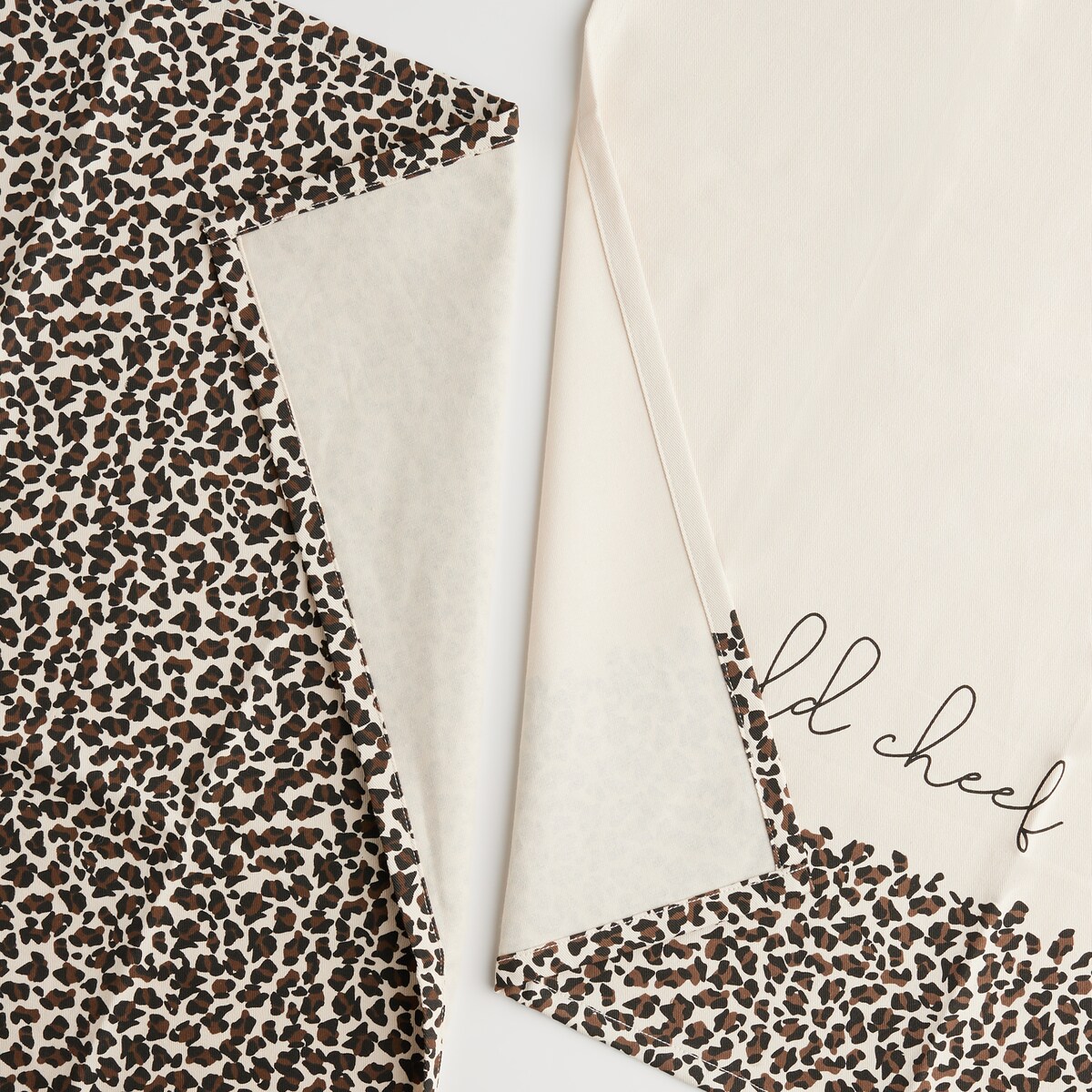 Komplet Ścierek Panter 45x65 cm z motywem zwierzęcym