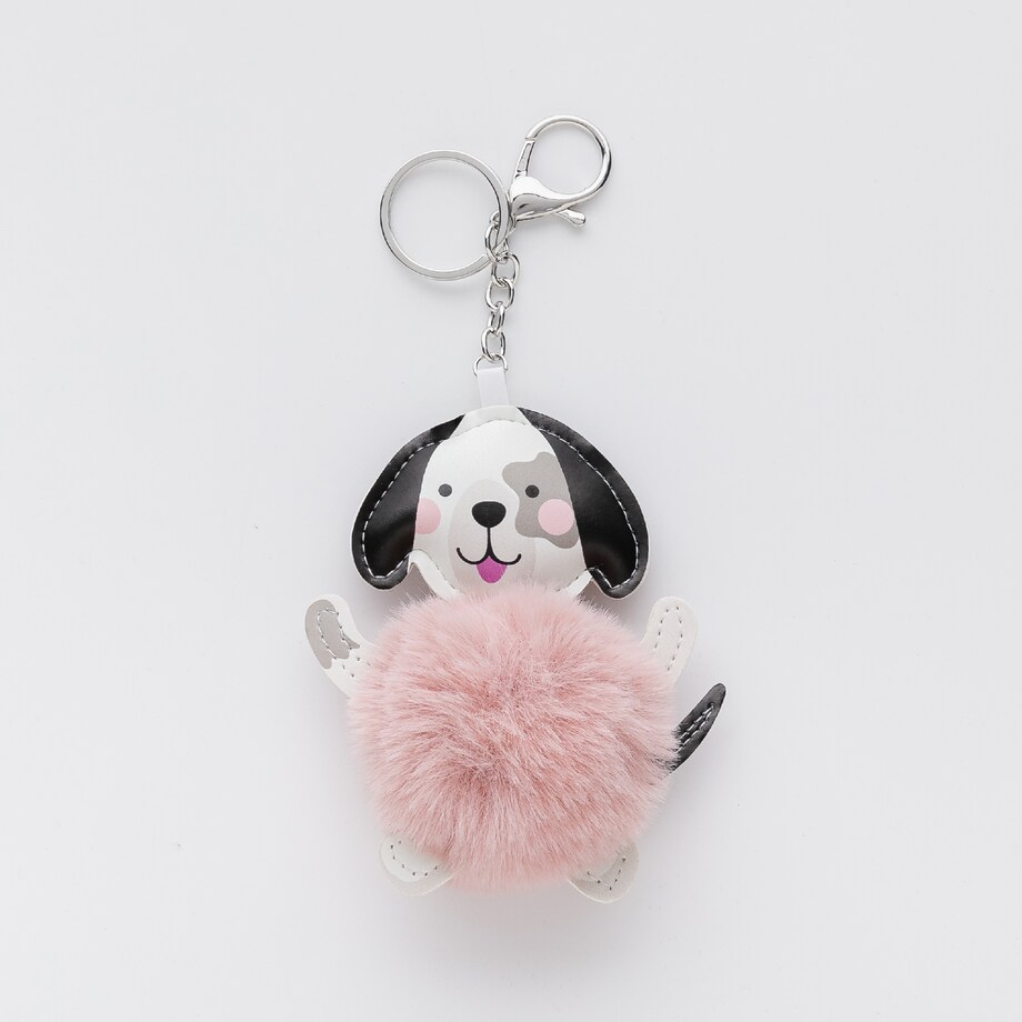 Keychain Fluff Dog 