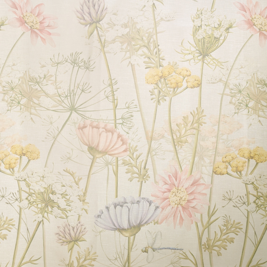 Firana Koperino 140x250 cm z motywem kwiatowym