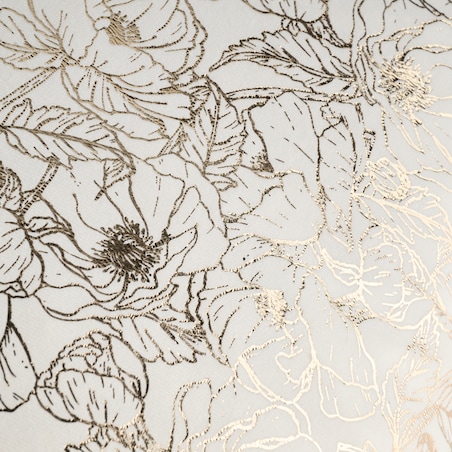 Poszewka Welwetowa Casinosis 45x45 cm z motywem kwiatowym