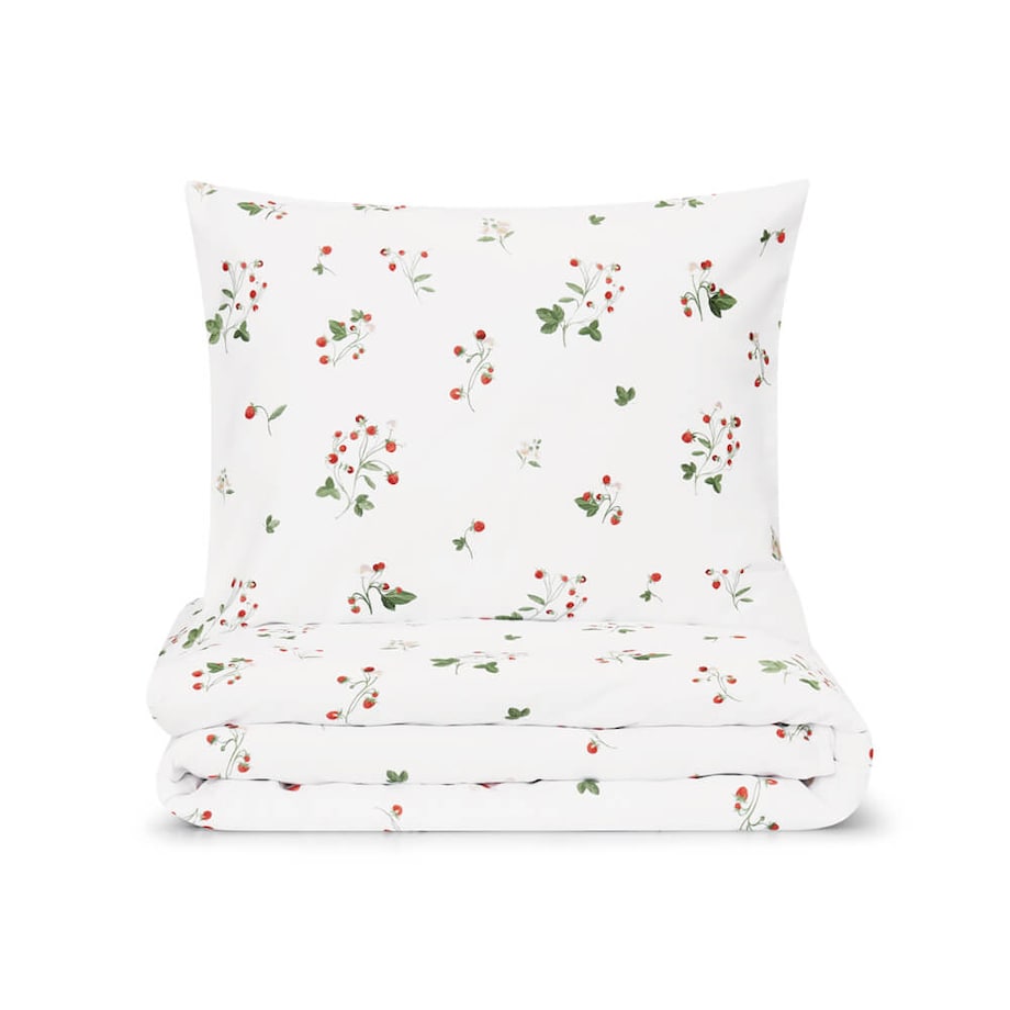 Pościel Poziomki 150 x 200 cm + 50 x 60 cm