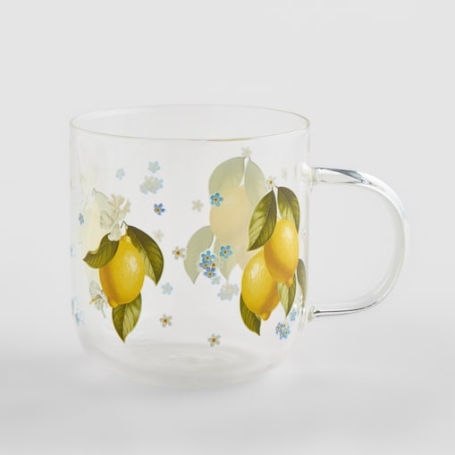 Szklanka Lemondi z motywem owocowym