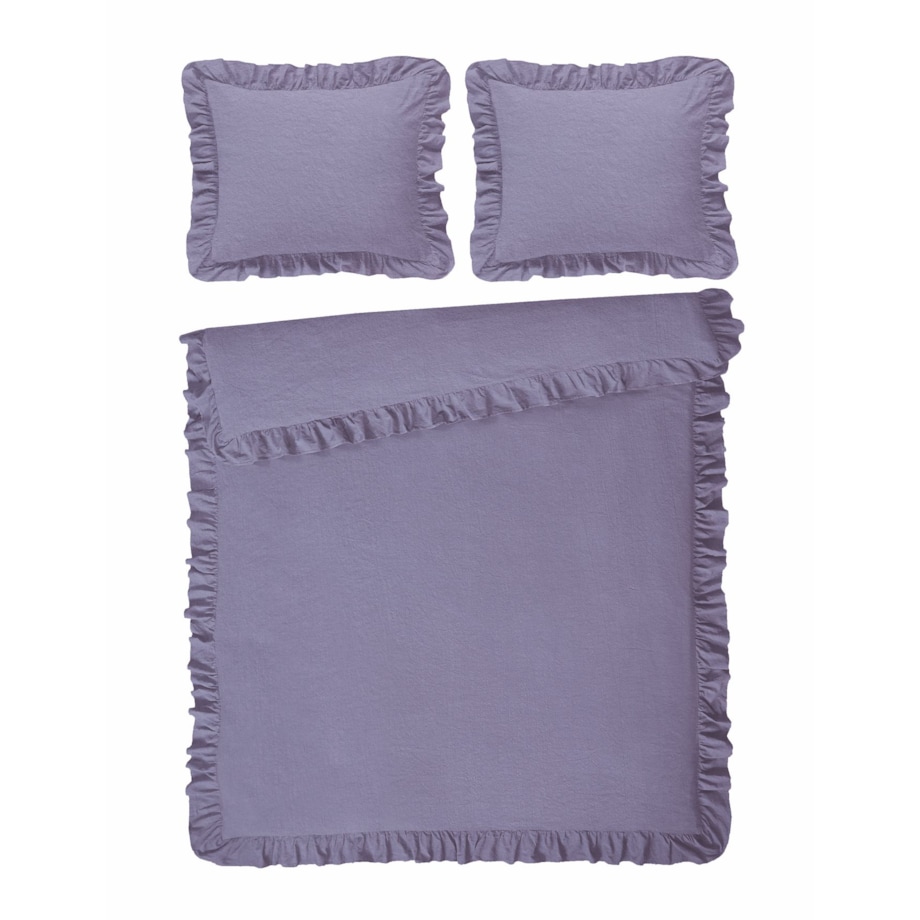 Pościel Bawełniana Falbines 200x220 cm