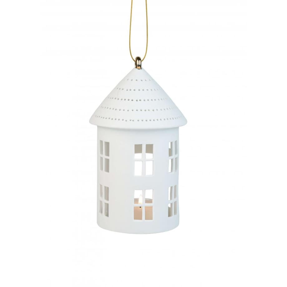 Wisząca dekoracja Domek Okrągły L, 16 x 9.5 cm, Raeder