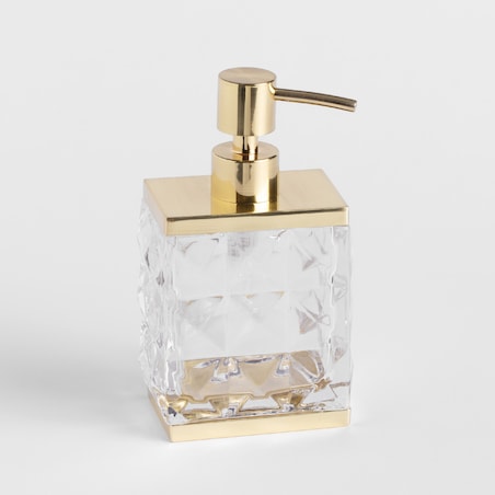 Dozownik Łazienkowy ze Żłobionego Szkła Venezio