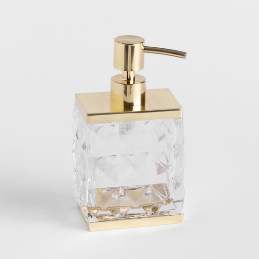 Dozownik Łazienkowy ze Żłobionego Szkła Venezio