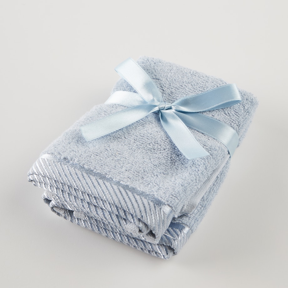 Komplet 2 szt. ręczników do twarzy lub do rąk Bambo 30x30 cm