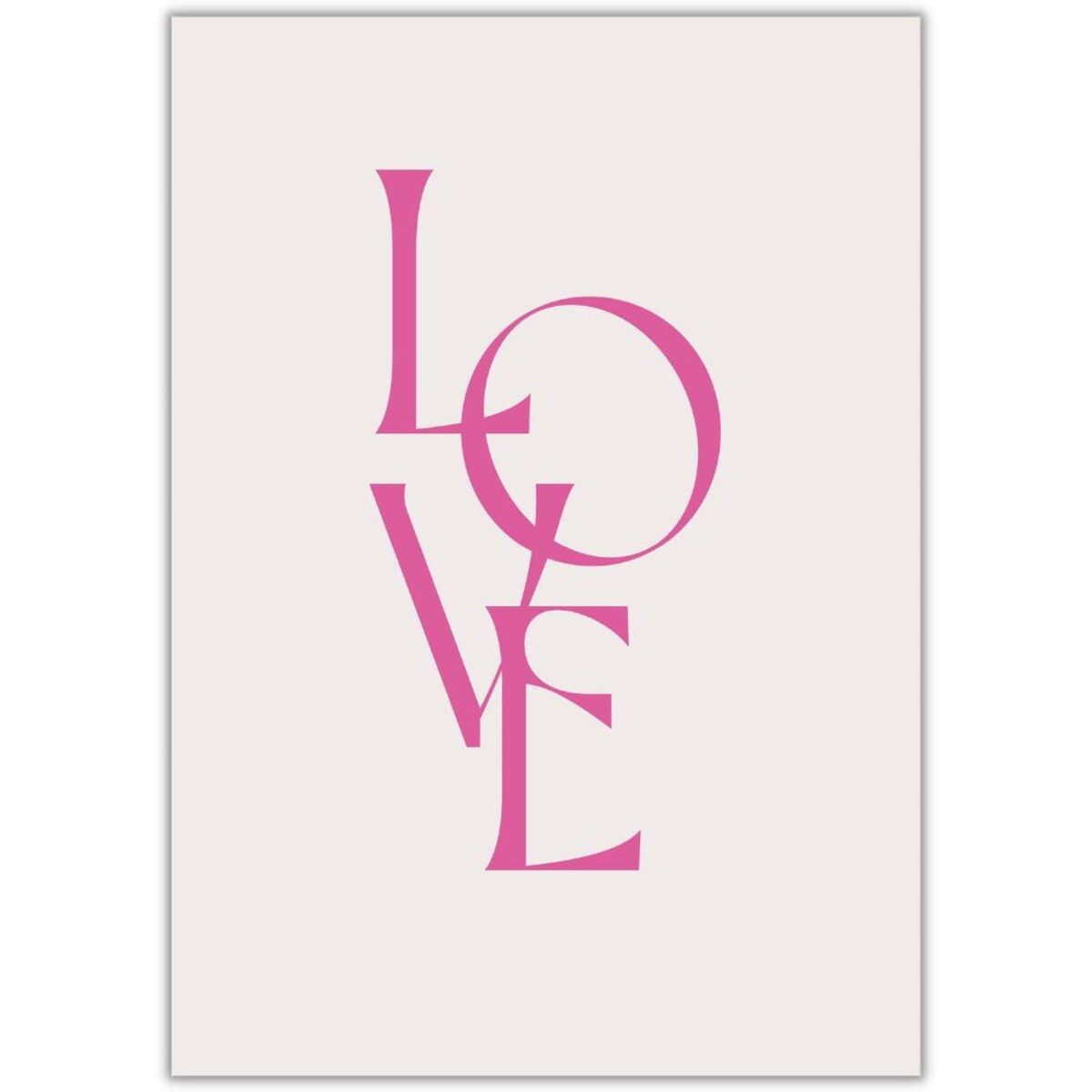 plakat love 3 30x40 cm