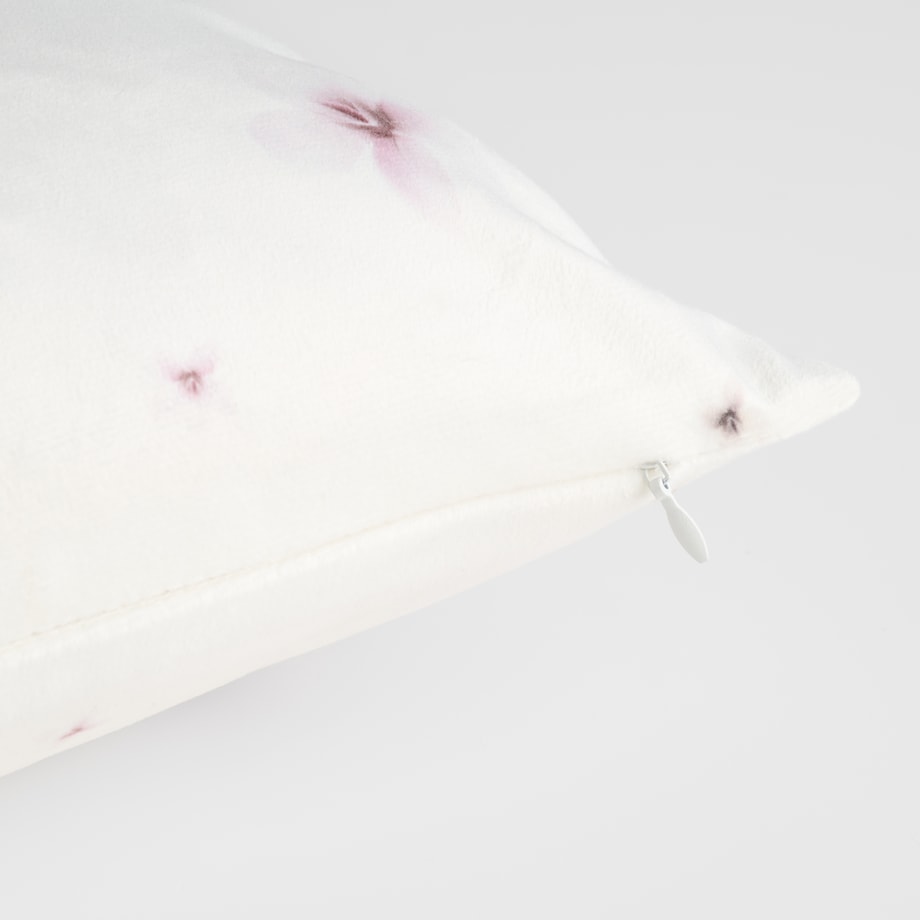 Poszewka z nadrukiem Fladis 45x45 cm z motywem kwiatowym