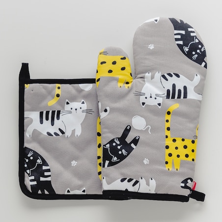 Pot Holder And Oven Glove Catten 