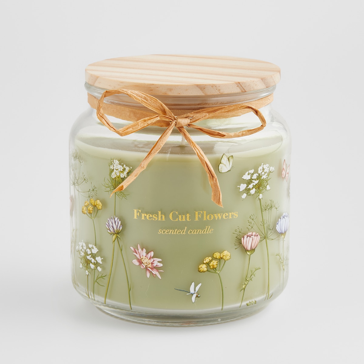 Świeca Zapachowa Koperino z motywem kwiatowym