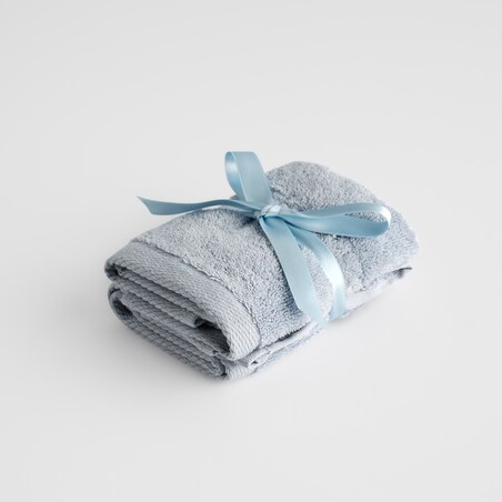 Komplet 2 szt. ręczników z bawełny egipskiej do twarzy lub do rąk Spa 30x30 cm