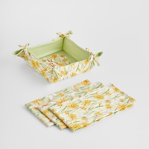 Koszyk Z Akcesoriami Daffelisbunny 36x36 cm z motywem królika