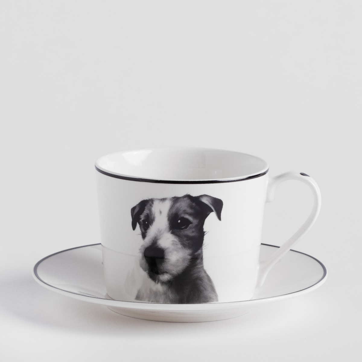 Filiżanka Ze Spodkiem Jackie z motywem zwierzęcym