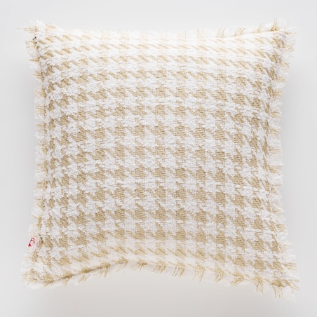 Poszewka Żakardowa Talos 45x45 cm w pepitkę