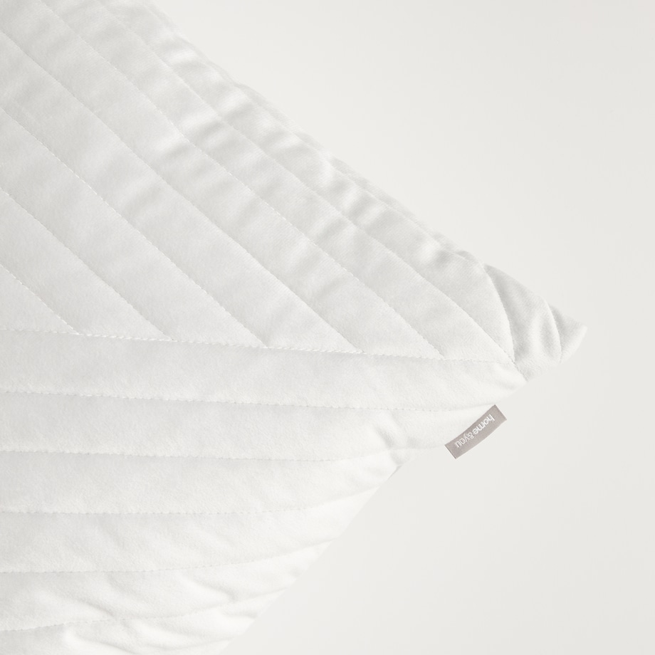 Poszewka Welwetowa Minister 45x45 cm z motywem geometrycznym