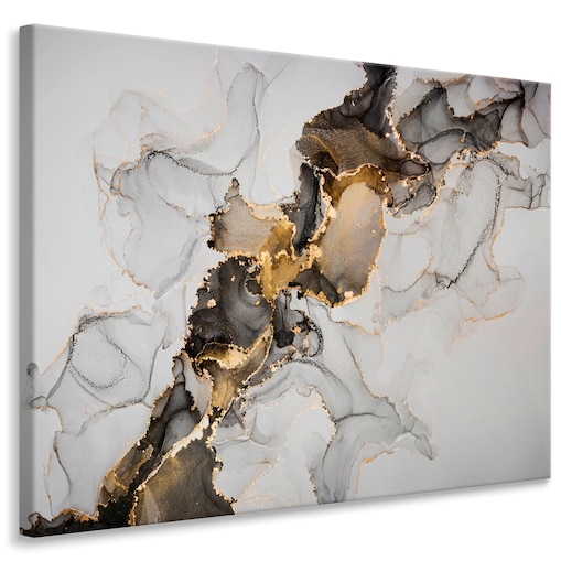 Obraz Na Płótnie Marmur W Stylu Glamour 120x80cm