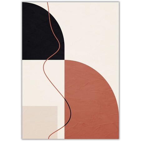 plakat geometric shapes 1 30x40 cm