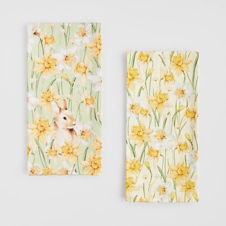 Komplet Ścierek Daffelisbunny 45x65 cm z motywem królika