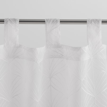 Firana Cesme 140x250 cm z motywem geometrycznym