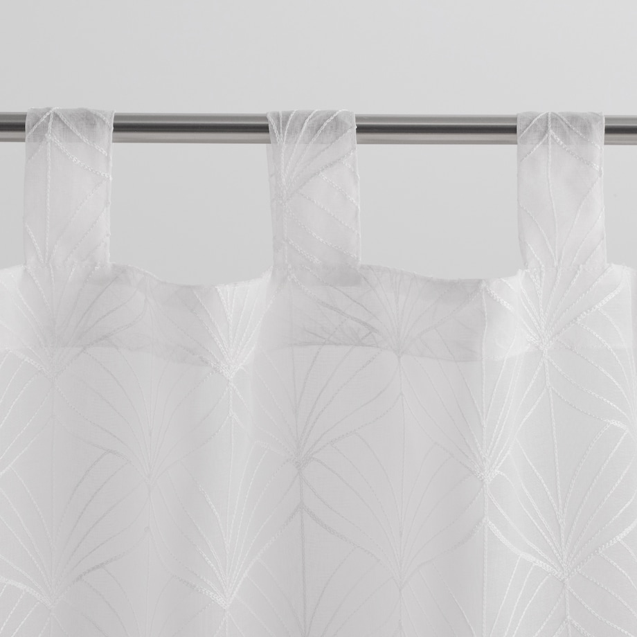 Firana Cesme 140x250 cm z motywem geometrycznym